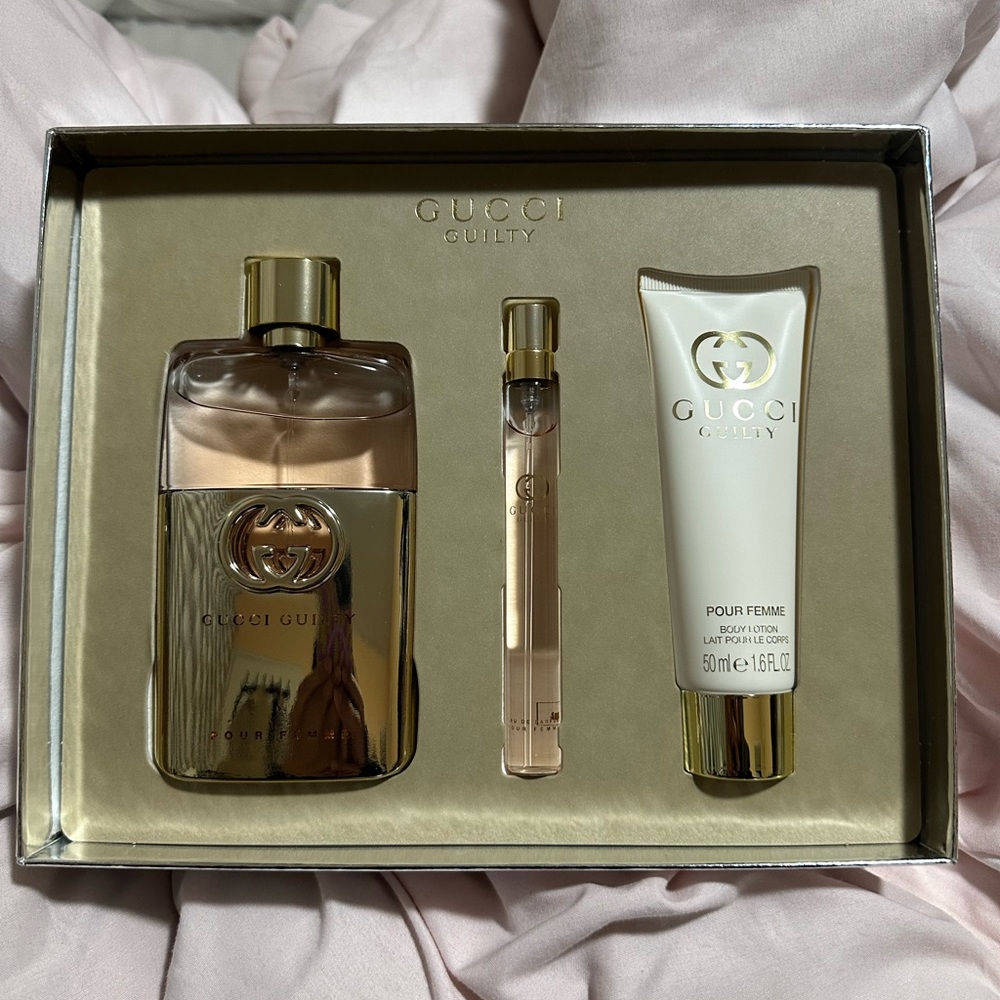 Gucci Guilty Fragrance and Lotion Trio Set